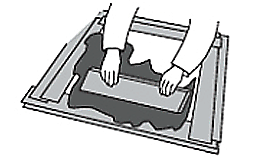 全体に均一に伸ばします。