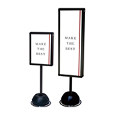 ポールスタンド看板