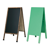 手書き木製看板