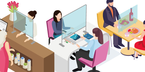 アクリル板・パネルガード