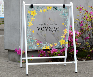 透明アクリル仕様Bサイン 事例写真4