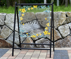 透明アクリル仕様Bサイン 事例写真5