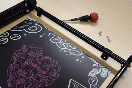 Bサイン 面板交換方法 STEP.3