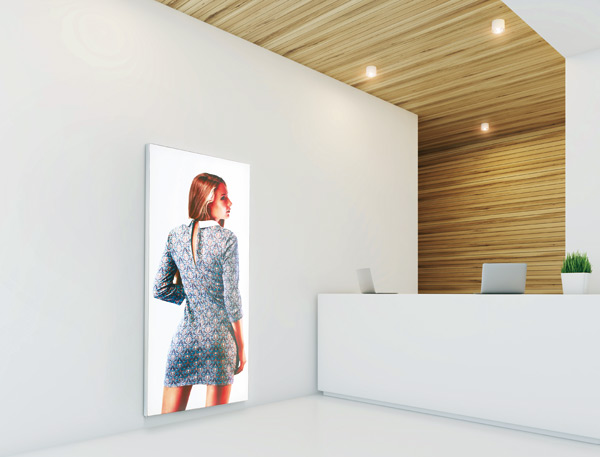 ファブリックフレーム 設置イメージ