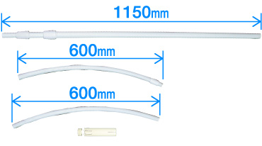 セイルバナー専用ポール 小・ミニサイズ