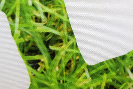 リサイクルファブリックの生地拡大写真