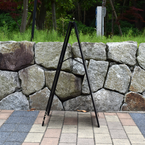 スタンドプレートSPスチール ブラック 本体写真