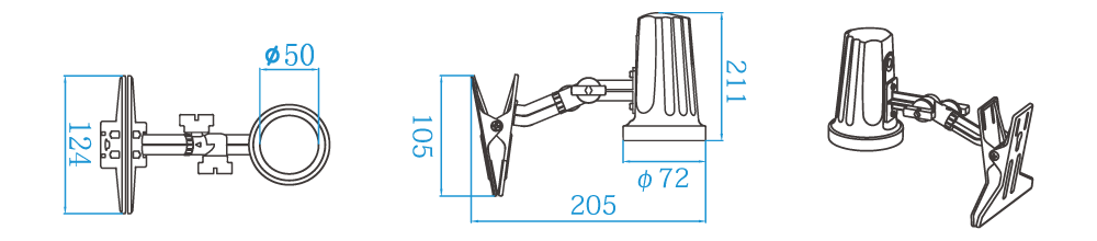 ランプタイプ 寸法図
