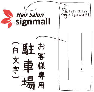 スタンドプレート ラフデザイン例