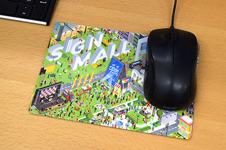 オリジナルマウスパッドの写真