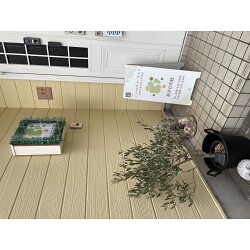 ケア施設様のオシャレな店頭看板をスタンドプレートSPスチールにて製作させていただきました。