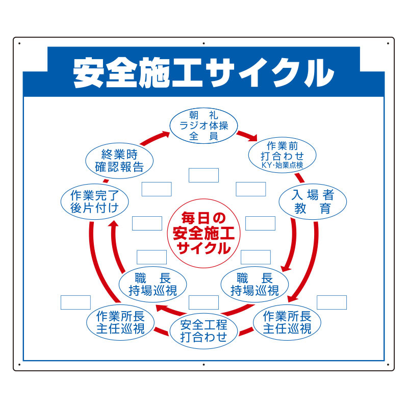 安全掲示板 (木製) 用 パネルのみ 表示内容: (L) 安全施工… (314-21)