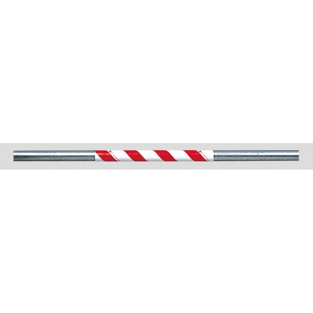 単管用カバー (サントラスリット) 赤白 サイズ:500mm (374-76)【5個入】