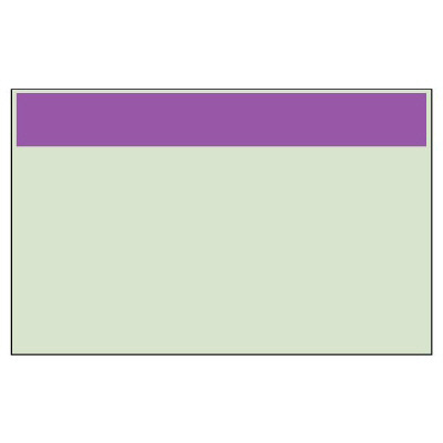配管識別シート（大） 帯色：紫（マンセル値5P 5/10） (414-09)