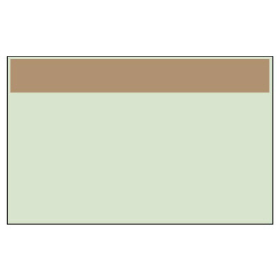 配管識別シート（大） 帯色：うすい茶（マンセル値10YR 6/3） (414-10)
