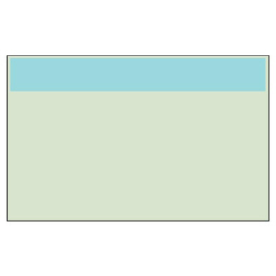 配管識別シート（極小） 帯色：うすい水色（マンセル値2.5B 8/5） (416-181)