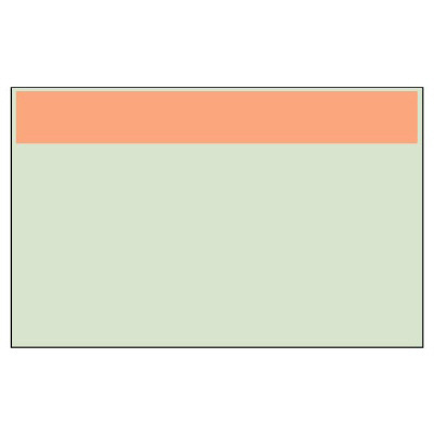 配管識別シート（小） 帯色：うすい黄赤（マンセル値3.75YR 8/6） (416-23)