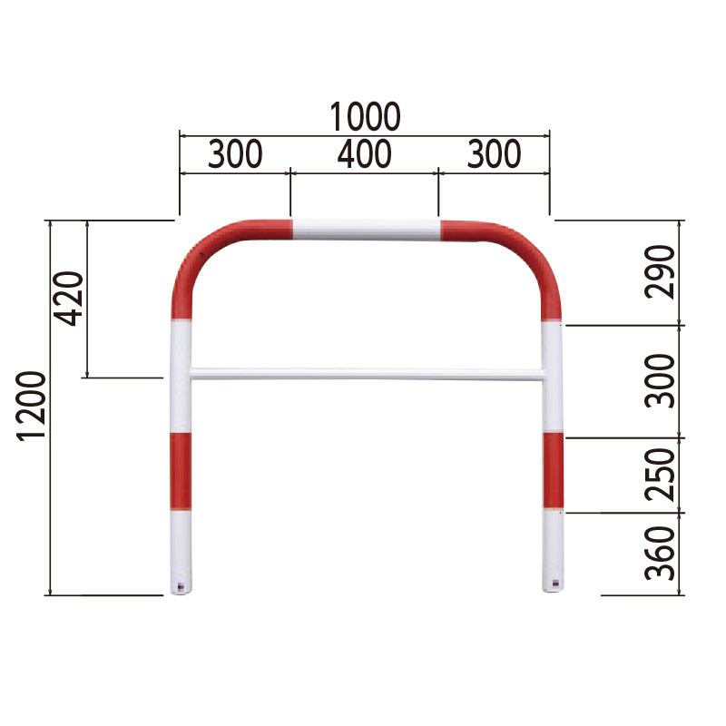 カーストッパー 赤・白 W1000 (835-301)