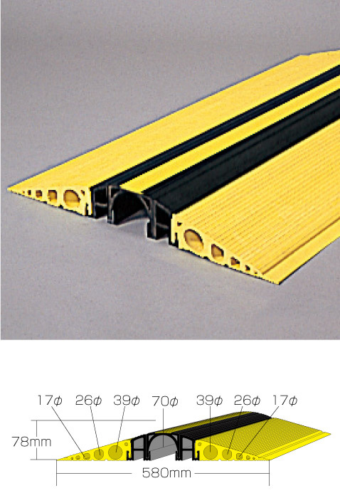 マルチトラプロテクター 黄黒φ70 (866-129) - 安全用品・工事看板通販のサインモール