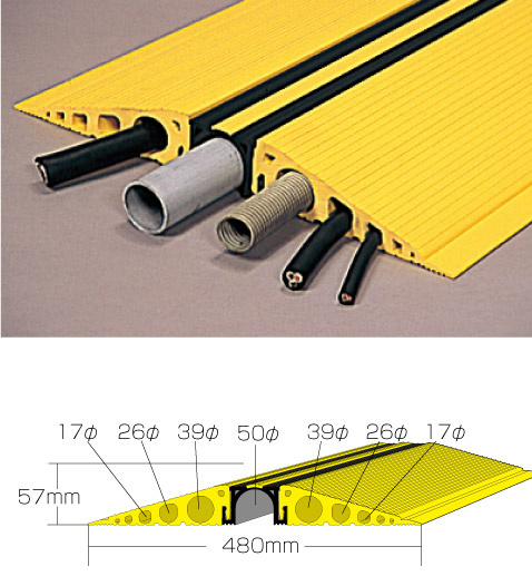 マルチトラプロテクター φ50 トラ (866-134) - 安全用品・工事看板通販