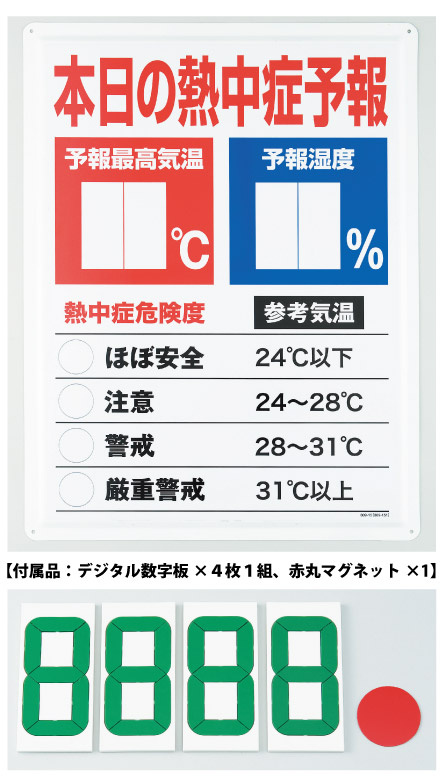熱中症予報板 (HO-185)