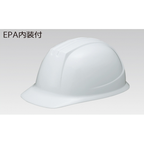 ヘルメット前ひさし型 PC樹脂製(ポリカーボネート) (飛・墜・電) カラー:ブルー (377-20BL)