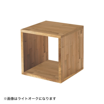 木製サイコロボックス 30cm角 ホワイト