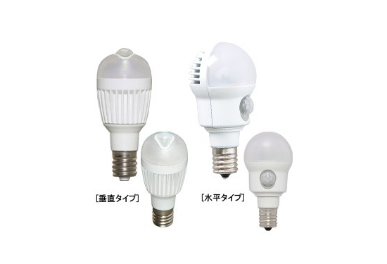 人感センサー付LED電球小型 垂直 電球 (54915-2*)