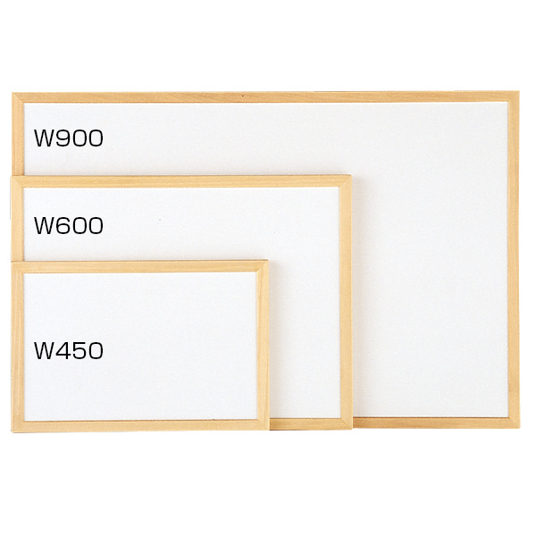 ホワイトボード ウッドフレ-ムA 450×300 店舗用品通販のサインモール