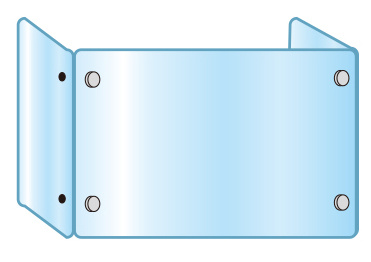 3面・コの字型アクリルパーテーション (飛沫感染プロテクションガード)  3面 600×900×300 (APT3F600X900X300)