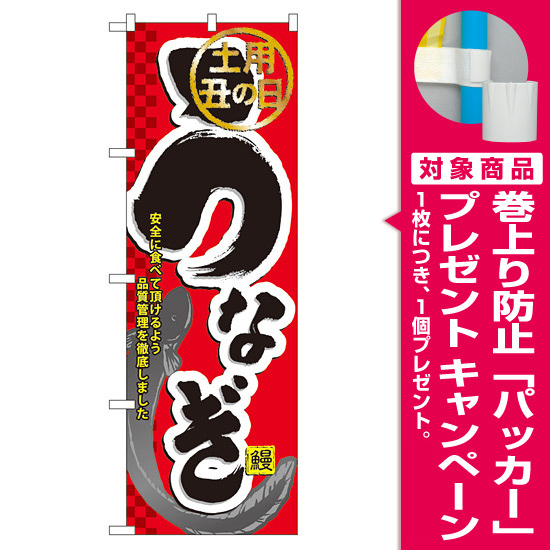 のぼり旗 うなぎ 土用丑の日 (60164) [プレゼント付]