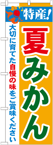 のぼり旗 特産!夏みかん (21479)