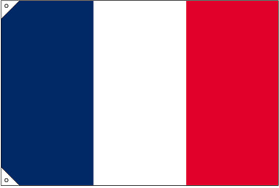 販促用国旗 フランス サイズ:小 (23674)