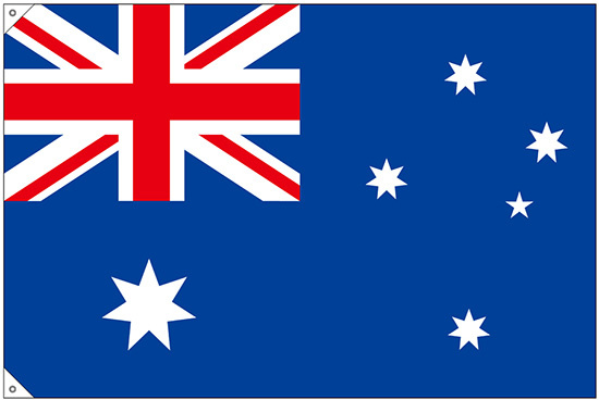 販促用国旗 オーストラリア サイズ:大 (23723)