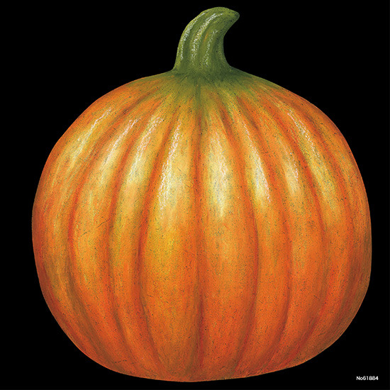 デコシール かぼちゃ サイズ:ミニ W100×H100 (62034)