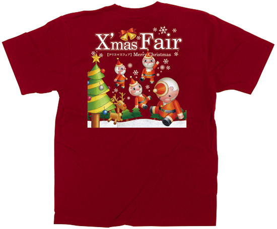 赤Tシャツ XmasFair キャラクター サイズ:L (64778)