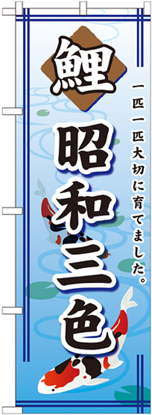 のぼり旗 鯉 昭和三色 (GNB-589)
