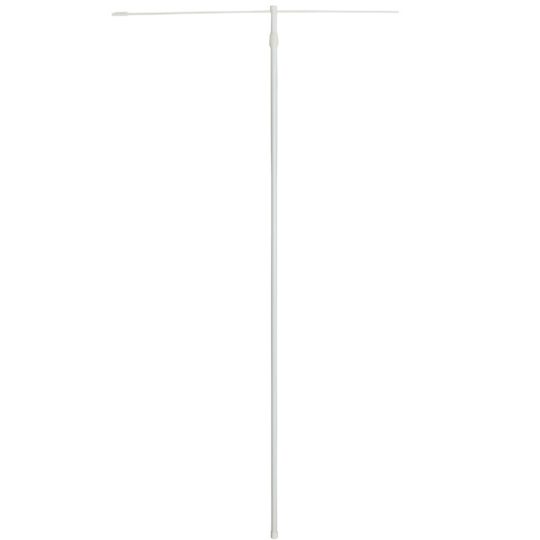 エコマルジャンボポール 4m強風用 のぼりポール ホワイト (30853WHT)