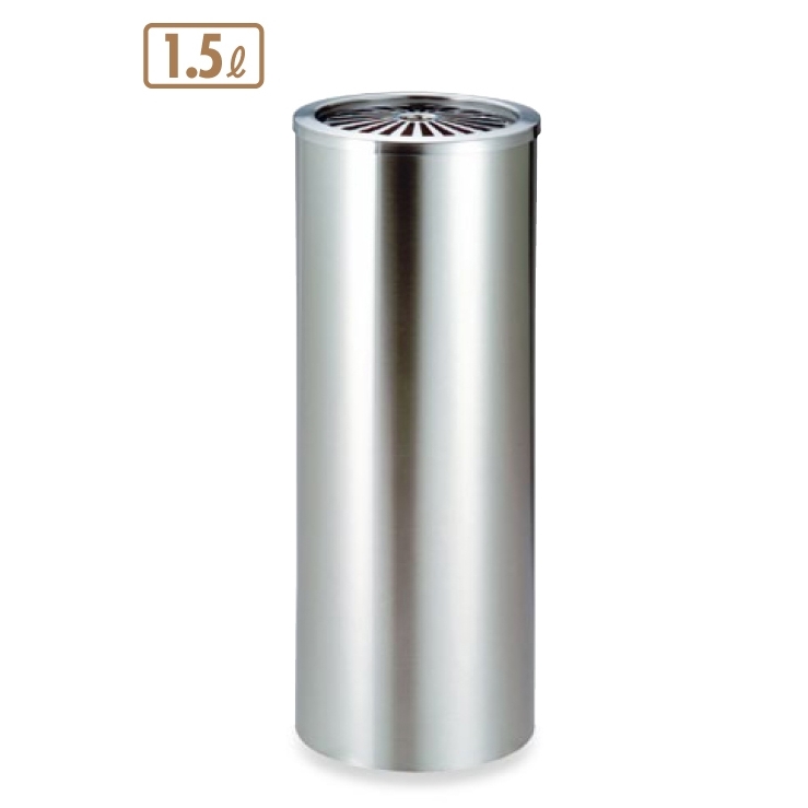 灰皿 屋内用 ステン丸型灰皿GPX-51A 1.5L (SS-955-020-0)