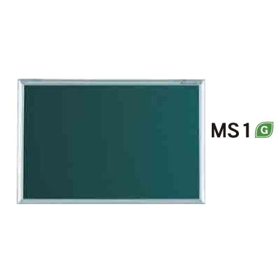 スチールグリーン黒板 MAJIシリーズ (壁掛) 黒板 無地 板面寸法:W610×H460 (MS2)