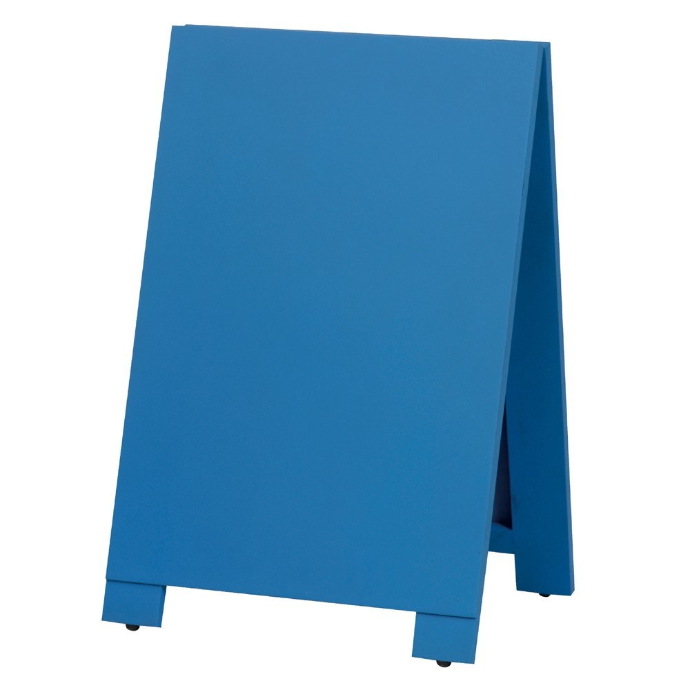 木製A型案内板 mini カラー:青 (WA60-BS)