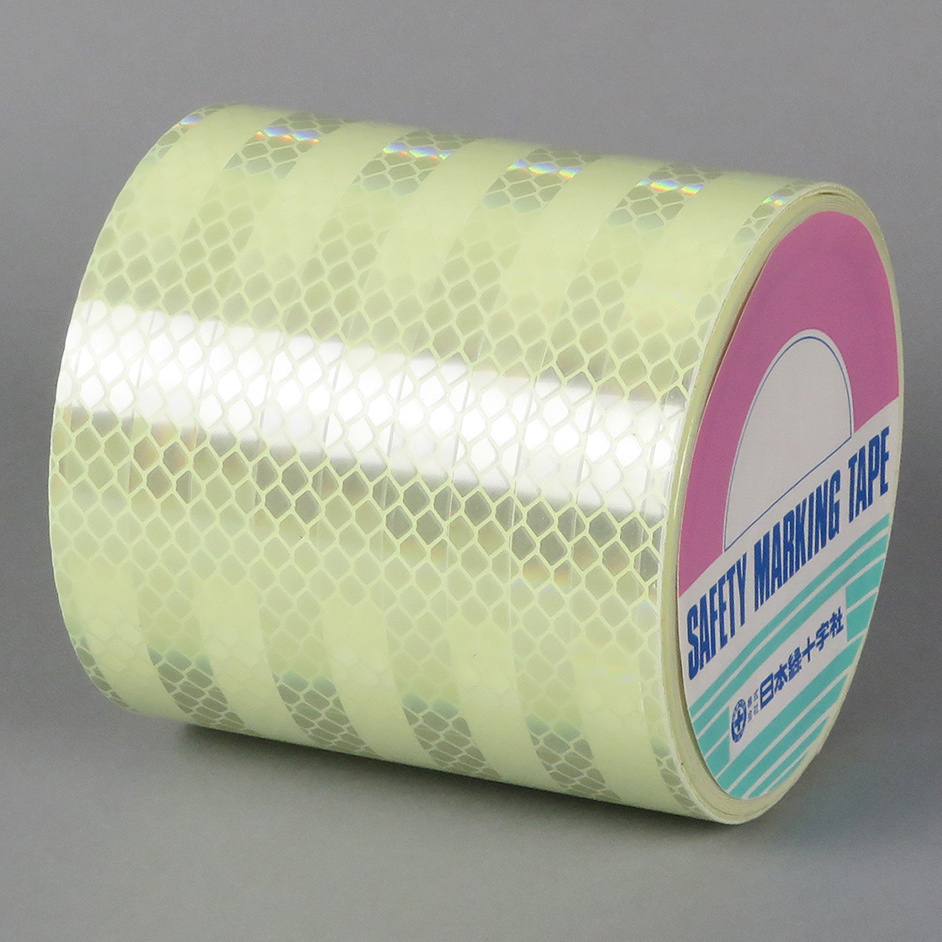 高輝度蓄光反射テープ 100mm幅×5m巻 (072012_AP1005)