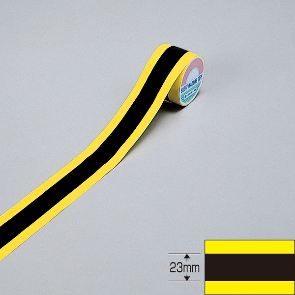 安全用品ストア: ビニールトラテープ 直線タイプ サイズ:45mm幅×10m