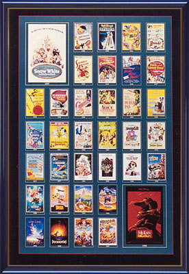 アートポスター 75イヤーズ オブ アニメーション ディズニーシリーズ作 ポスターフレーム通販のサインモール