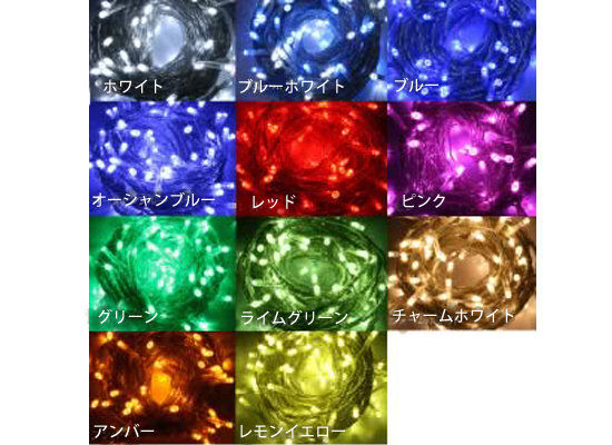 ネオLEDストリング グリーンコード レッド