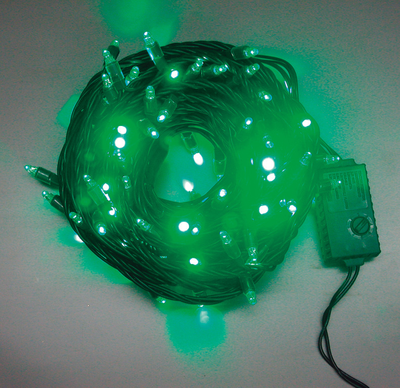 LEDライト100球グリーン (No.164-1507)