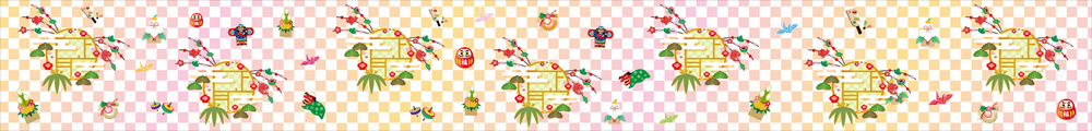 ロール幕松竹梅 (No.164-2905)