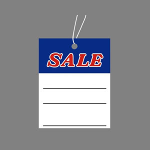 18-3331 提札 四角型 紺 SALE 500枚入