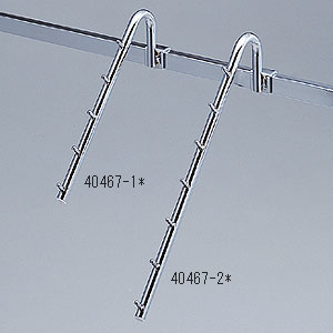 傾斜ハンガー45度 5連掛け