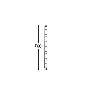 ホームエレクター 700mmポスト ステンレスタイプ (2本入)